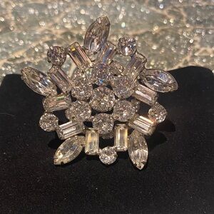 Weiss Crystal Brooch